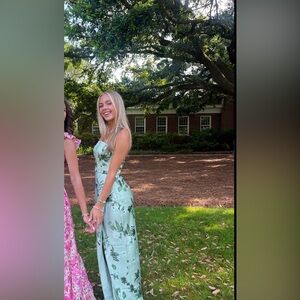 Formal Anthropologie Brand Floral Maxi Dress